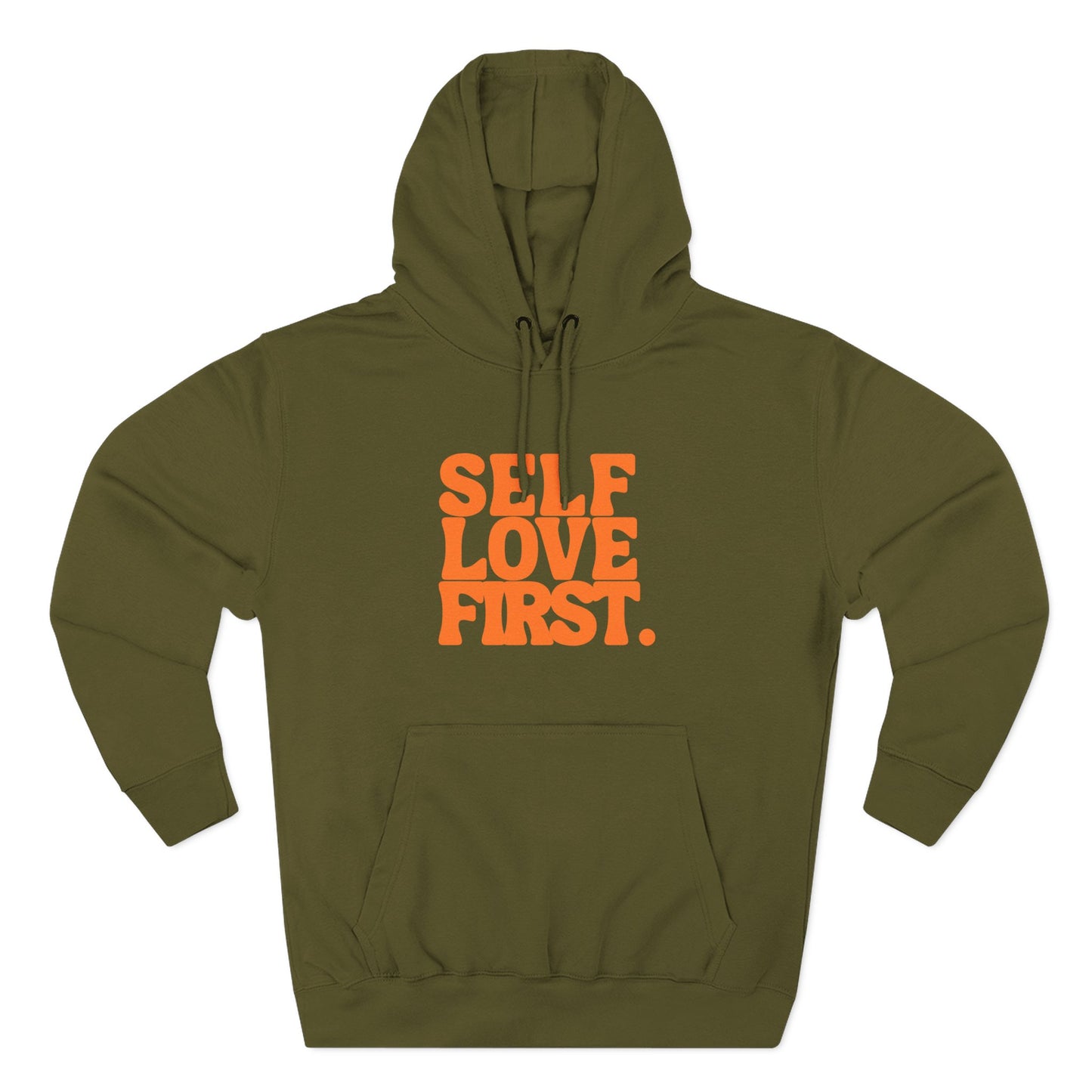 Self Love First Hoodie, Cozy Fleece Sweatshirt, Motivational Apparel, Gift for Her, Self-Care Reminder, Inspirational Wear