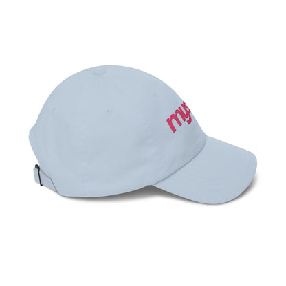 Classic Dad Cap — "Myself" Statement Embroidered Hat