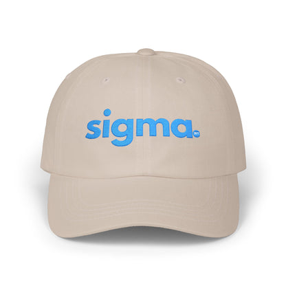 Sigma Embroidered Classic Dad Cap — Minimal Retro Logo Baseball Hat