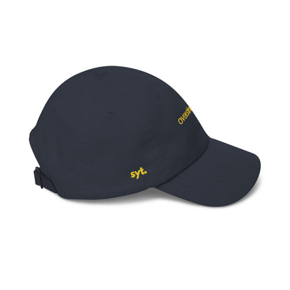 Dad Cap — "overstimulated." Embroidered Minimalist Hat