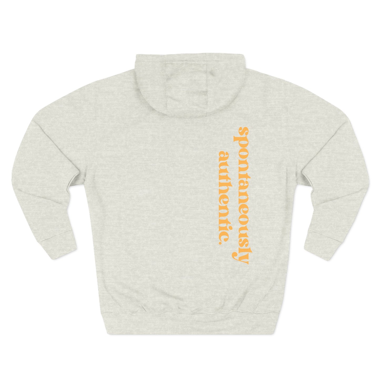 Spontaneously Authentic Fleece Hoodie – Cozy Streetwear for Comfort Lovers, Gifts for Friends, Layering Essentials, Casual Style, [...]
