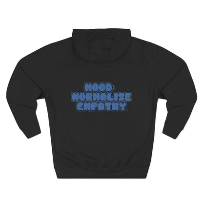 Mood Normalize Empathy Hoodie — Mental Health Awareness Fleece Pullover