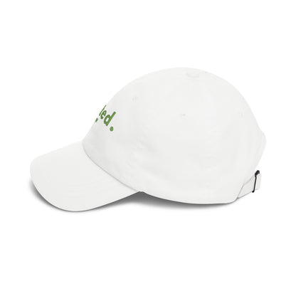 Noted Dad Cap — Minimal Floral Embroidered Baseball Hat
