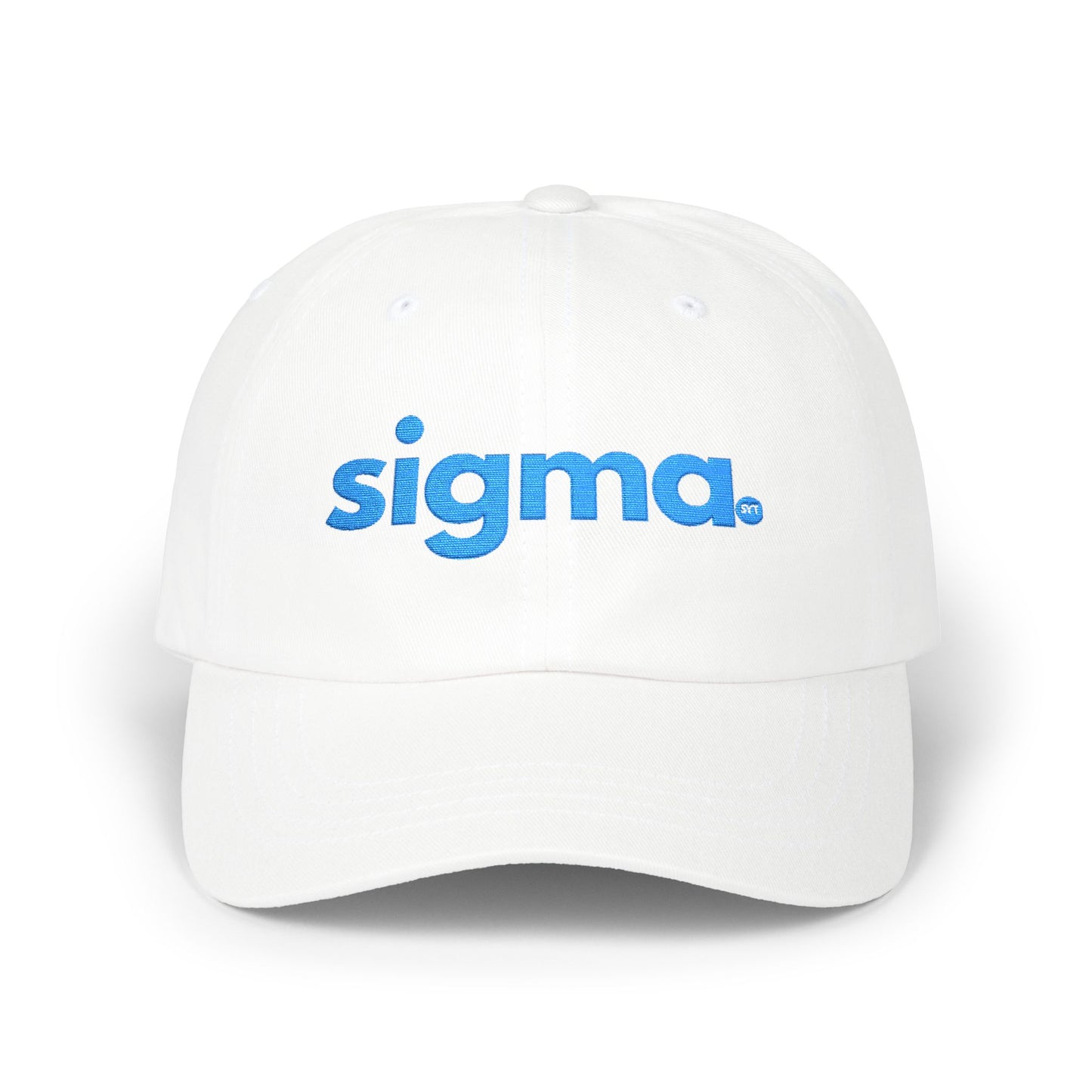 Sigma Embroidered Classic Dad Cap — Minimal Retro Logo Baseball Hat