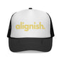 Alignish Trucker Hat — Retro Logo Mesh Cap