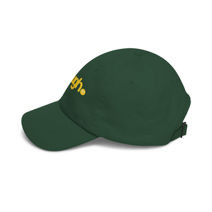 Enough Embroidered Dad Cap – Inspirational Minimalist Baseball Hat