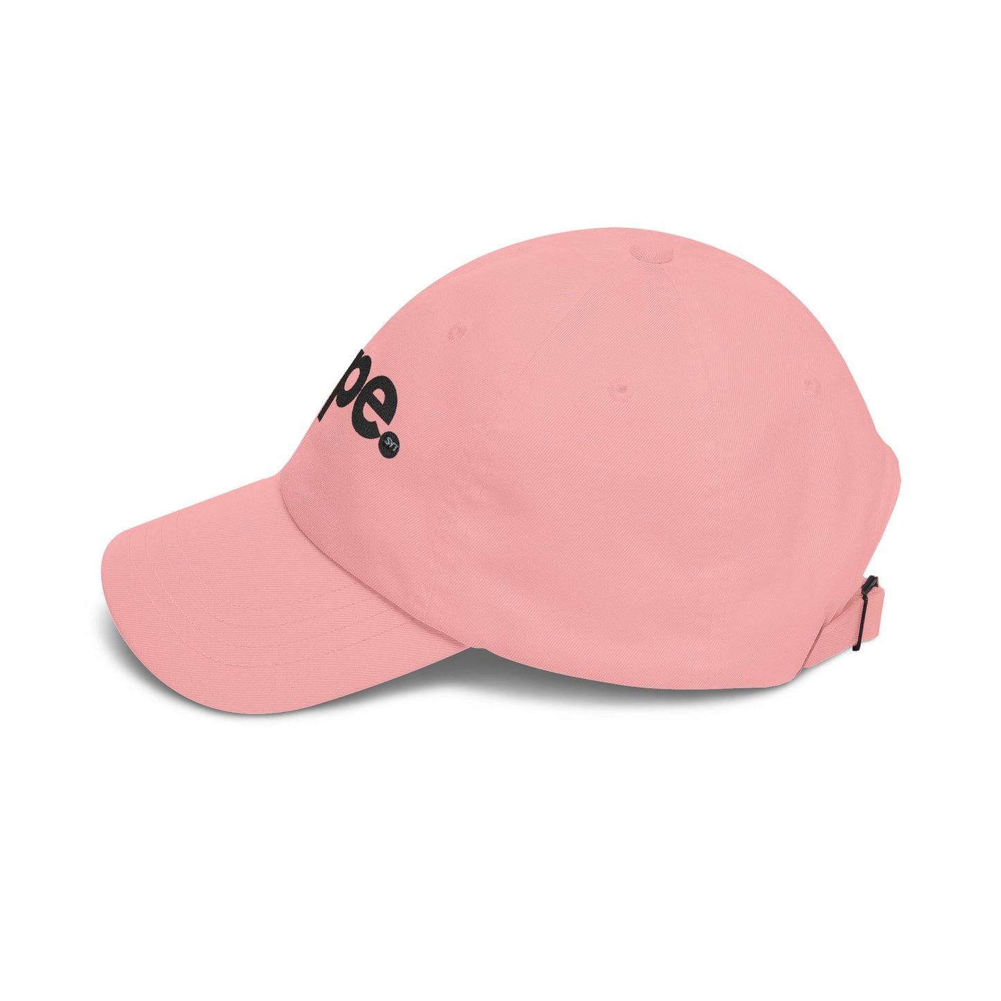 Nope Dad Cap – White Embroidered 'nope.' Baseball Hat