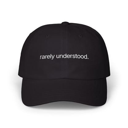 Dad Cap - Minimal White Classic "Dad" Embroidered Baseball Hat
