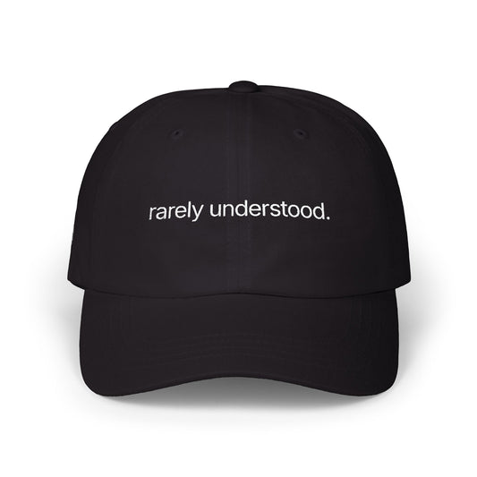 Dad Cap - Minimal White Classic "Dad" Embroidered Baseball Hat