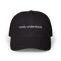 Dad Cap - Minimal White Classic "Dad" Embroidered Baseball Hat