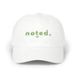 Noted Dad Cap — Minimal Floral Embroidered Baseball Hat