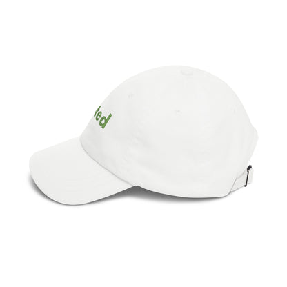 Noted Dad Cap — Minimal Floral Embroidered Baseball Hat