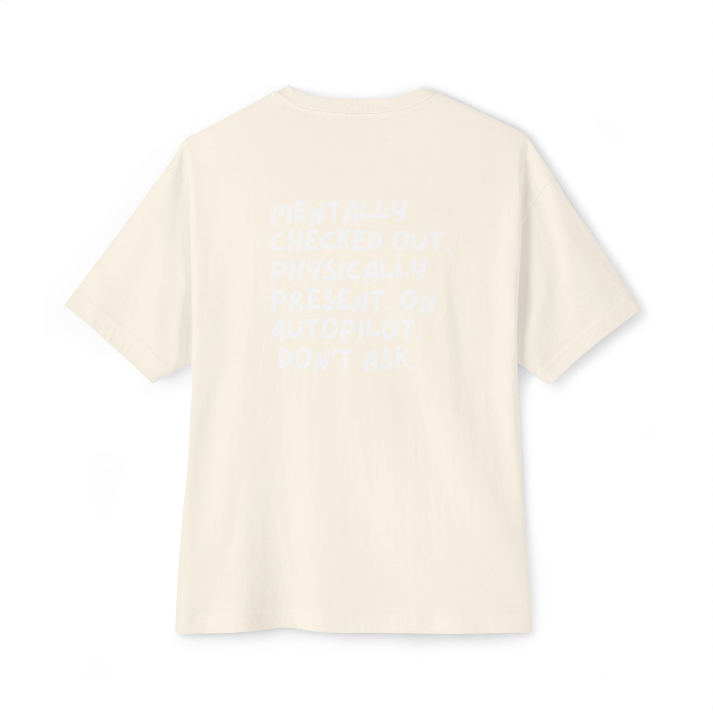 Checked Out Oversized Tee - Unisex