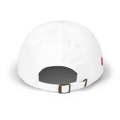 Dad Cap — "soft heart. rare soul." Embroidered Minimalist White Baseball Hat