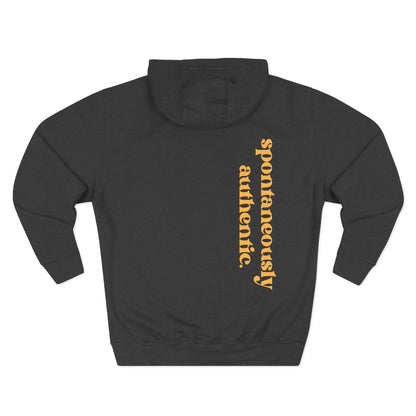 Spontaneously Authentic Fleece Hoodie – Cozy Streetwear for Comfort Lovers, Gifts for Friends, Layering Essentials, Casual Style, [...]