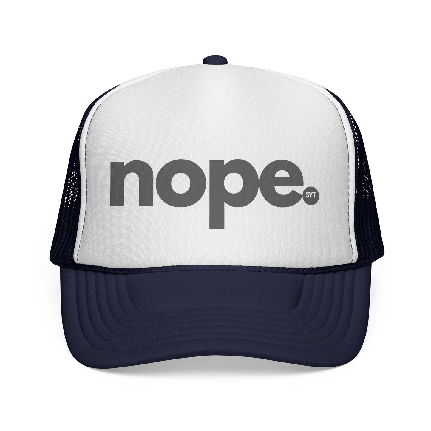 Offline Trucker Cap — Retro Minimalist Mesh Hat