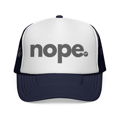 Offline Trucker Cap — Retro Minimalist Mesh Hat