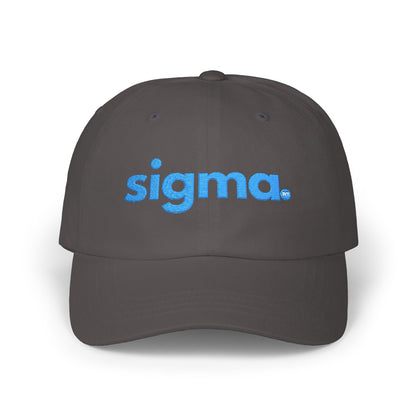 Sigma Embroidered Classic Dad Cap — Minimal Retro Logo Baseball Hat
