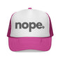 Offline Trucker Cap — Retro Minimalist Mesh Hat