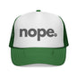 Offline Trucker Cap — Retro Minimalist Mesh Hat