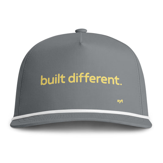 built different. Rope Cap — Sunwashed Casual Baseball Hat