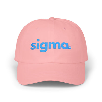 Sigma Embroidered Classic Dad Cap — Minimal Retro Logo Baseball Hat