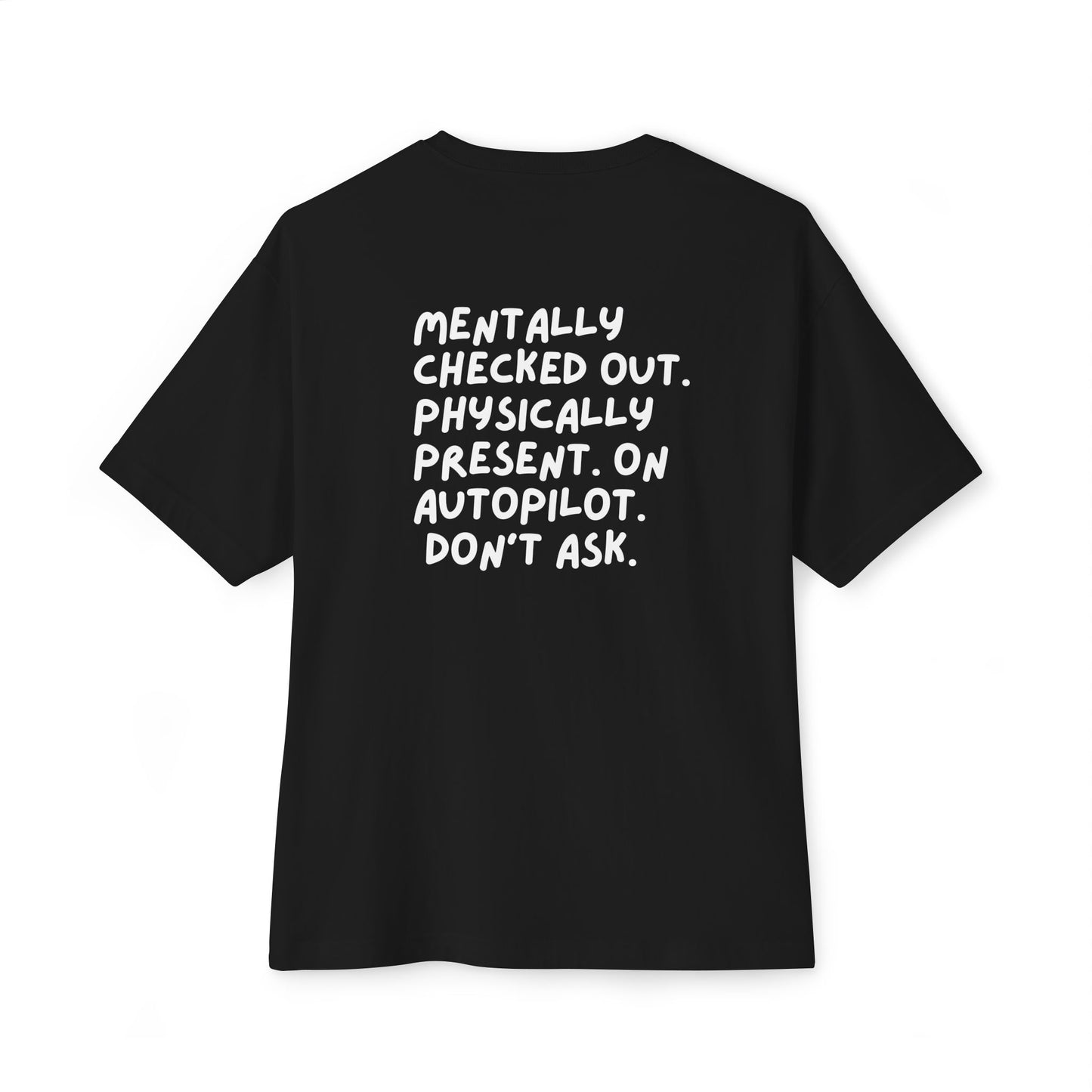 Checked Out Oversized Tee - Unisex