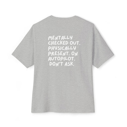 Checked Out Oversized Tee - Unisex