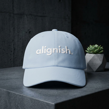 alignish. Embroidered Dad Cap