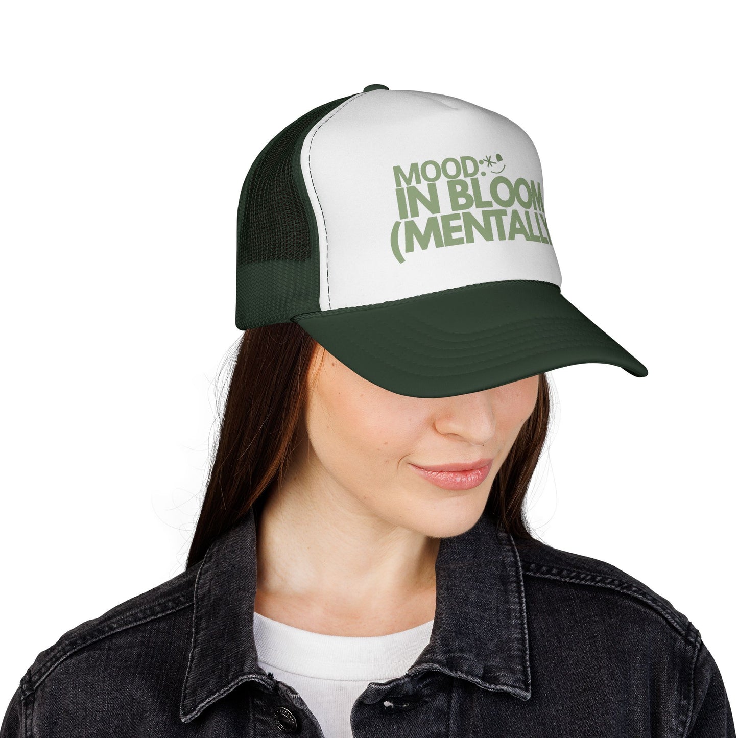 Mood In Bloom (Mentally) Trucker Cap — Mental Health Positivity Hat