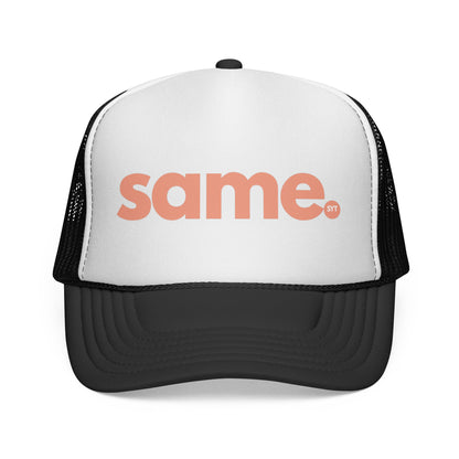 Same. Trucker Cap — Casual Graphic Mesh Hat