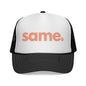 Same. Trucker Cap — Casual Graphic Mesh Hat