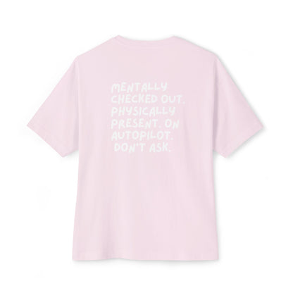 Checked Out Oversized Tee - Unisex