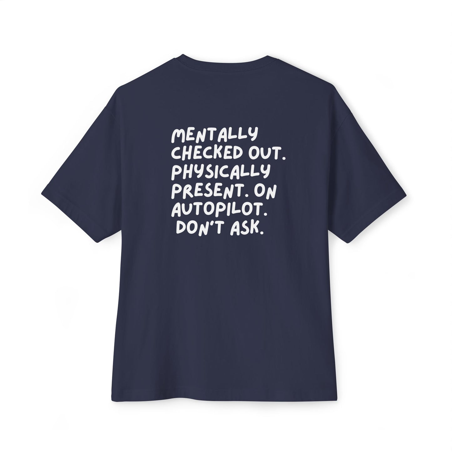 Checked Out Oversized Tee - Unisex