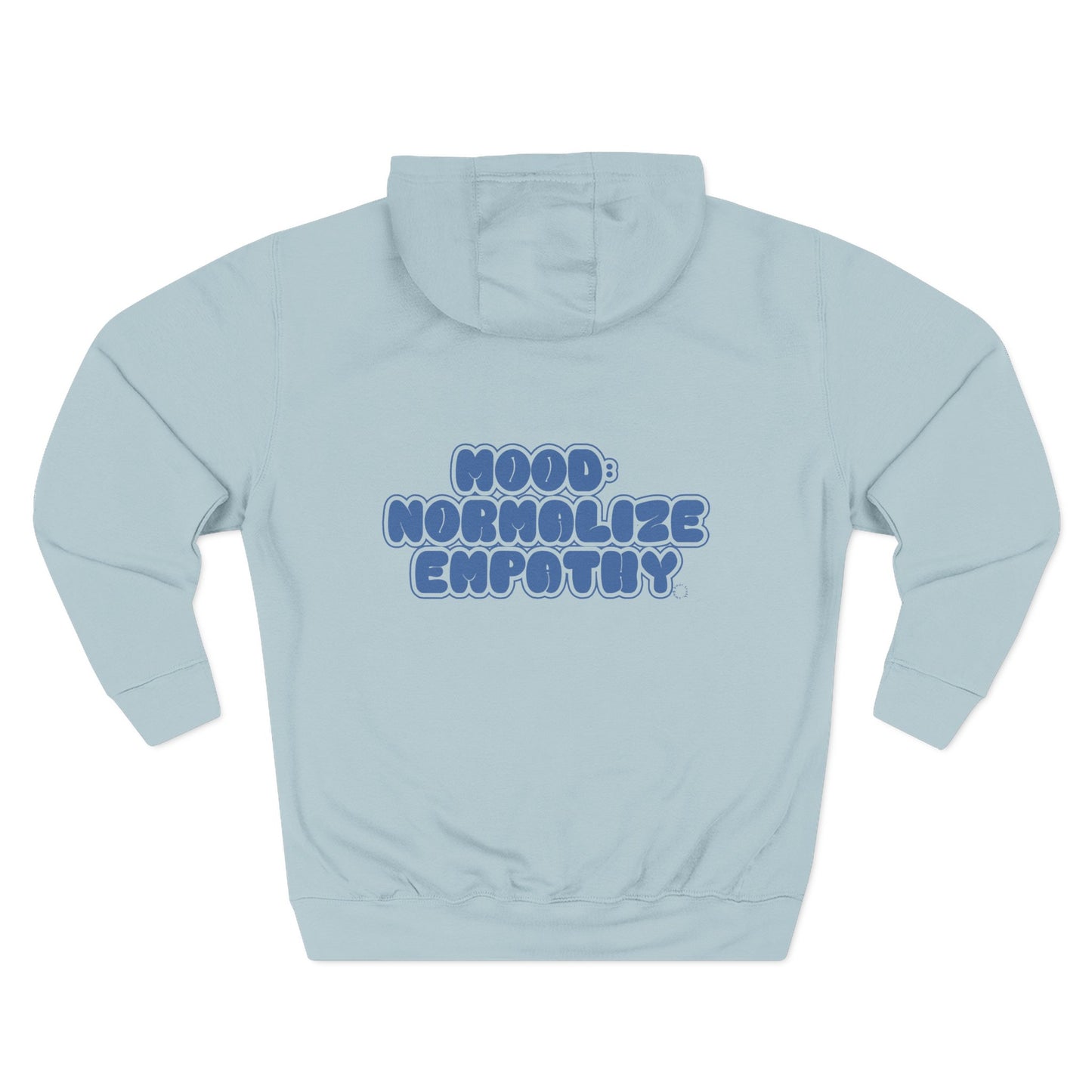 Mood Normalize Empathy Hoodie — Mental Health Awareness Fleece Pullover