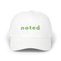 Noted Dad Cap — Minimal Floral Embroidered Baseball Hat