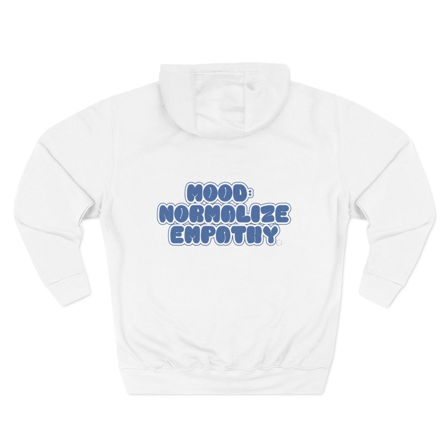 Mood Normalize Empathy Hoodie — Mental Health Awareness Fleece Pullover