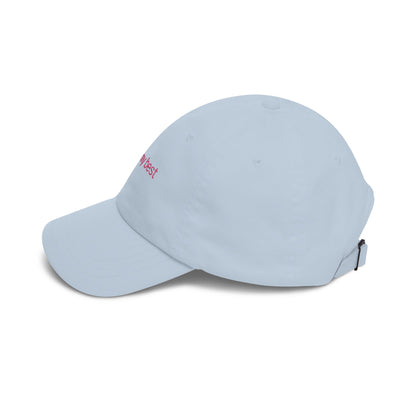 Dad Cap — "doing my best" Embroidered Light Blue Baseball Hat