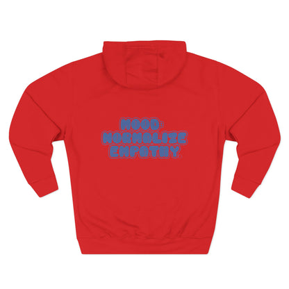 Mood Normalize Empathy Hoodie — Mental Health Awareness Fleece Pullover