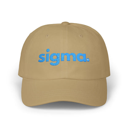 Sigma Embroidered Classic Dad Cap — Minimal Retro Logo Baseball Hat