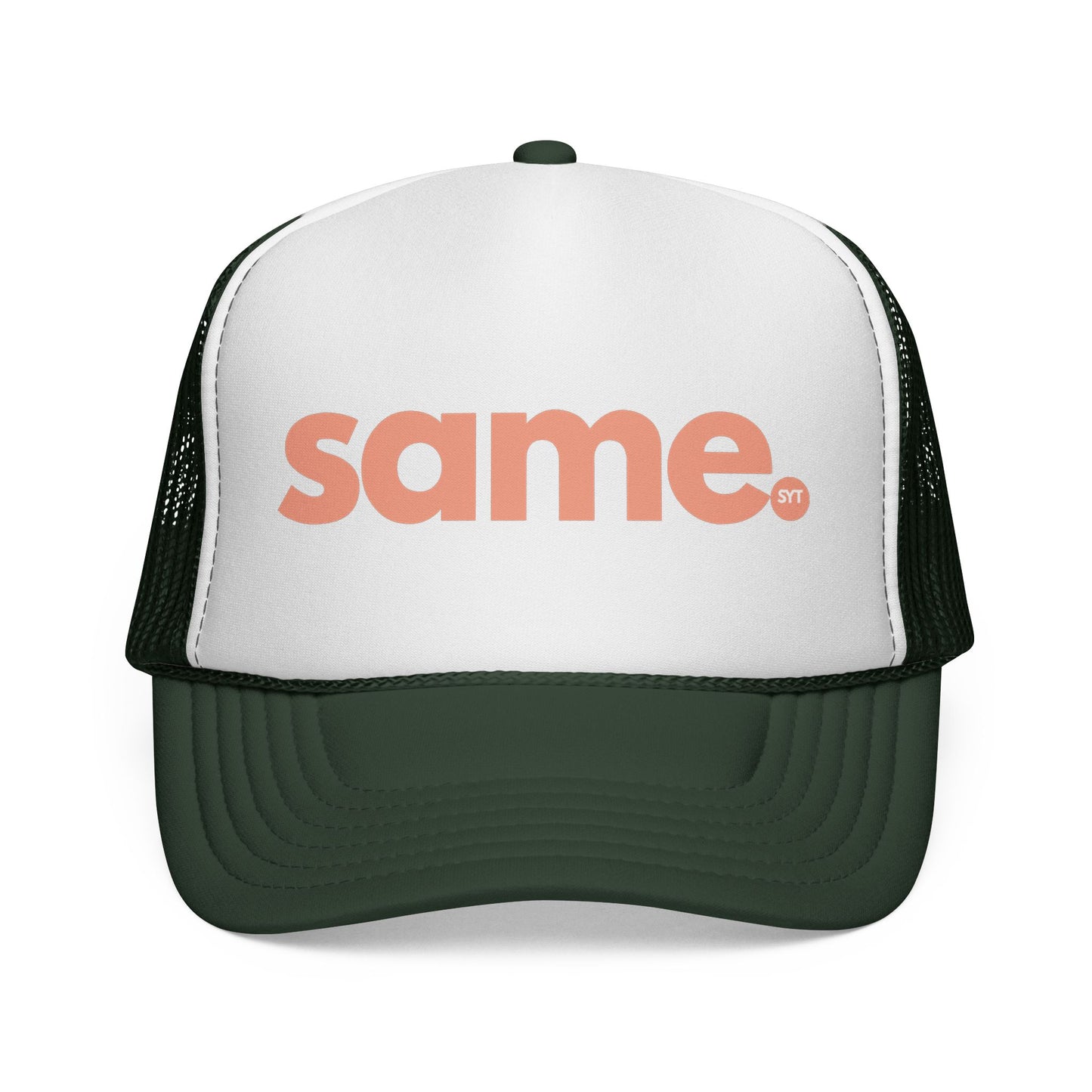 Same. Trucker Cap — Casual Graphic Mesh Hat