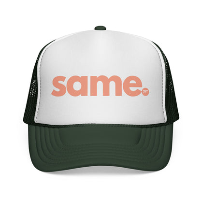 Same. Trucker Cap — Casual Graphic Mesh Hat