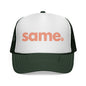 Same. Trucker Cap — Casual Graphic Mesh Hat