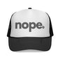 Offline Trucker Cap — Retro Minimalist Mesh Hat