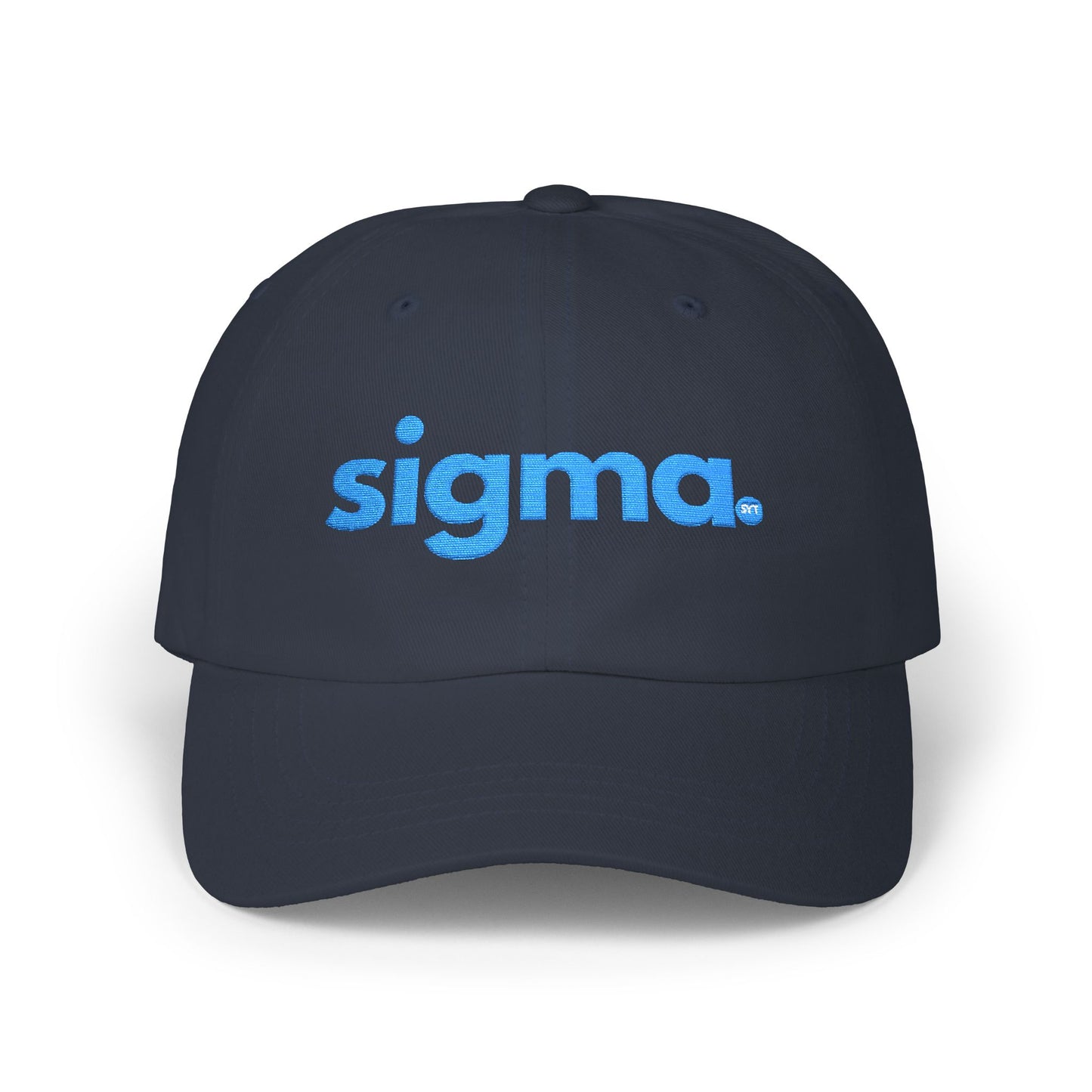 Sigma Embroidered Classic Dad Cap — Minimal Retro Logo Baseball Hat