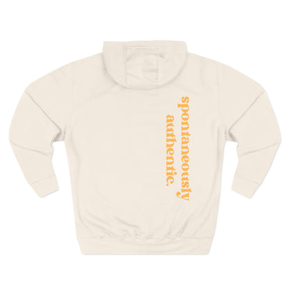 Spontaneously Authentic Fleece Hoodie – Cozy Streetwear for Comfort Lovers, Gifts for Friends, Layering Essentials, Casual Style, [...]