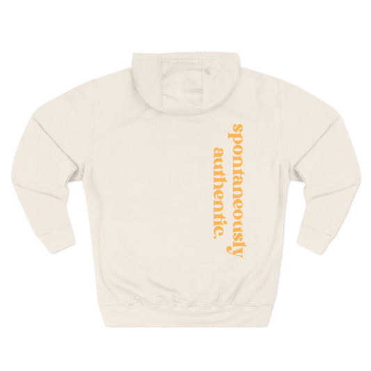 Spontaneously Authentic Fleece Hoodie – Cozy Streetwear for Comfort Lovers, Gifts for Friends, Layering Essentials, Casual Style, [...]
