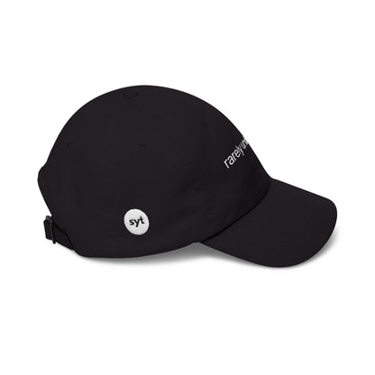 Dad Cap - Minimal White Classic "Dad" Embroidered Baseball Hat