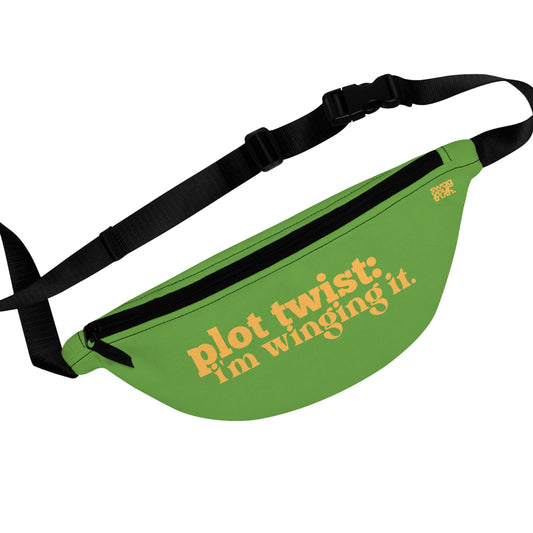 Plot Twist Fanny Pack - Fun and Functional Travel Companion, Perfect for Festivals, Outings, Gift Ideas, Everyday Use