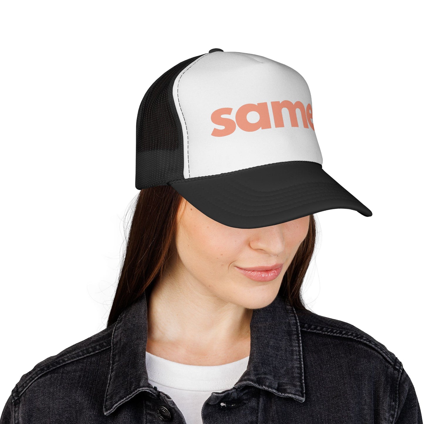 Same. Trucker Cap — Casual Graphic Mesh Hat